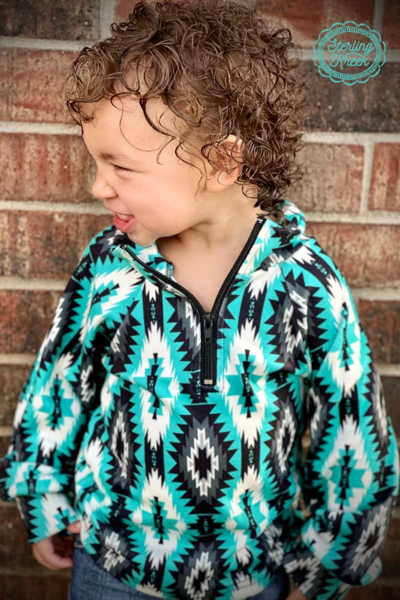 Mini Aztec Everest Pullover- Kids